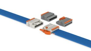 Wiring 1-Conductor Male Header with Levers, 5 mm Pin Spacing